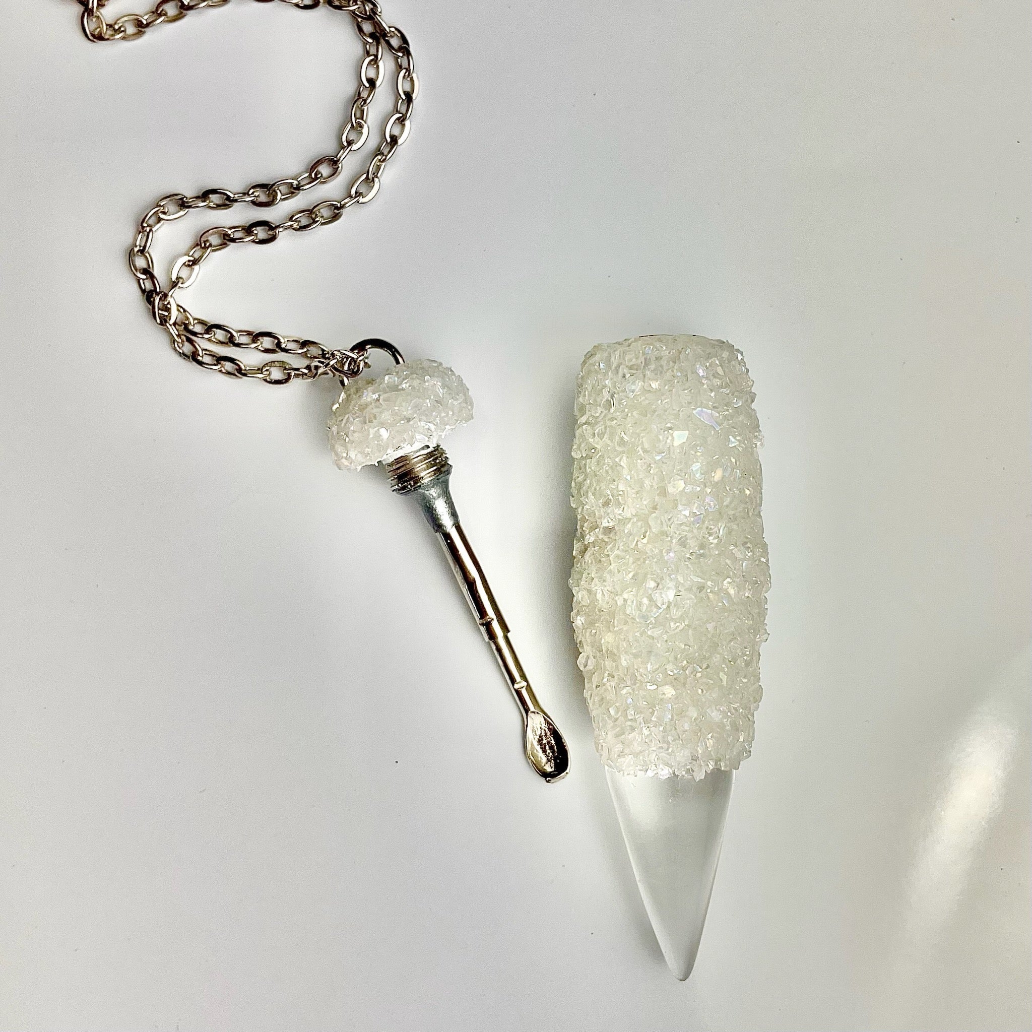 Stash Necklace Pendant + Spoon Detachable from Chain