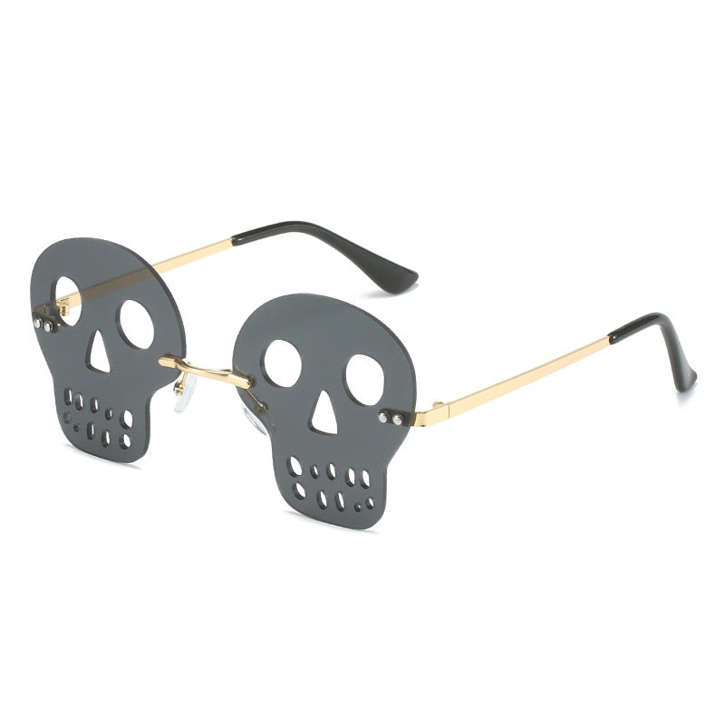 Skull Sunglasses VISE sunglasses : BONES Customs | Heat Wave Visual main image 2