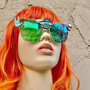 Trippy Sunglasses-Rave Fashion Goddess
