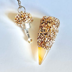 Vial With Spoon - Pill Holder