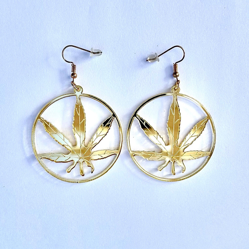 Weed Earrings