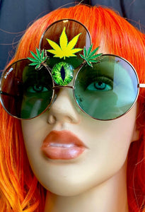 Weed Leaf Sunglasses