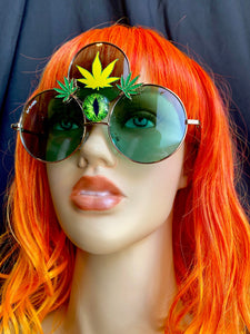 Weed Leaf Sunglasses