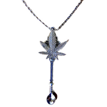 Weed Tiny Spoon Necklace