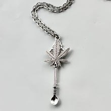 Weed Tiny Spoon Necklace