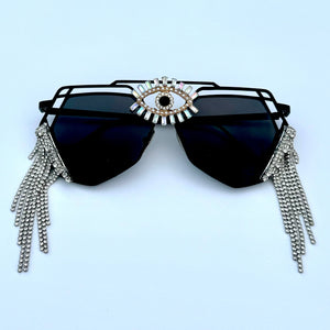 Women's Rhinestone Sunglasses