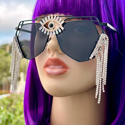 Women's Rhinestone Sunglasses