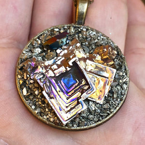 Bismuth Necklace-Rave Fashion Goddess