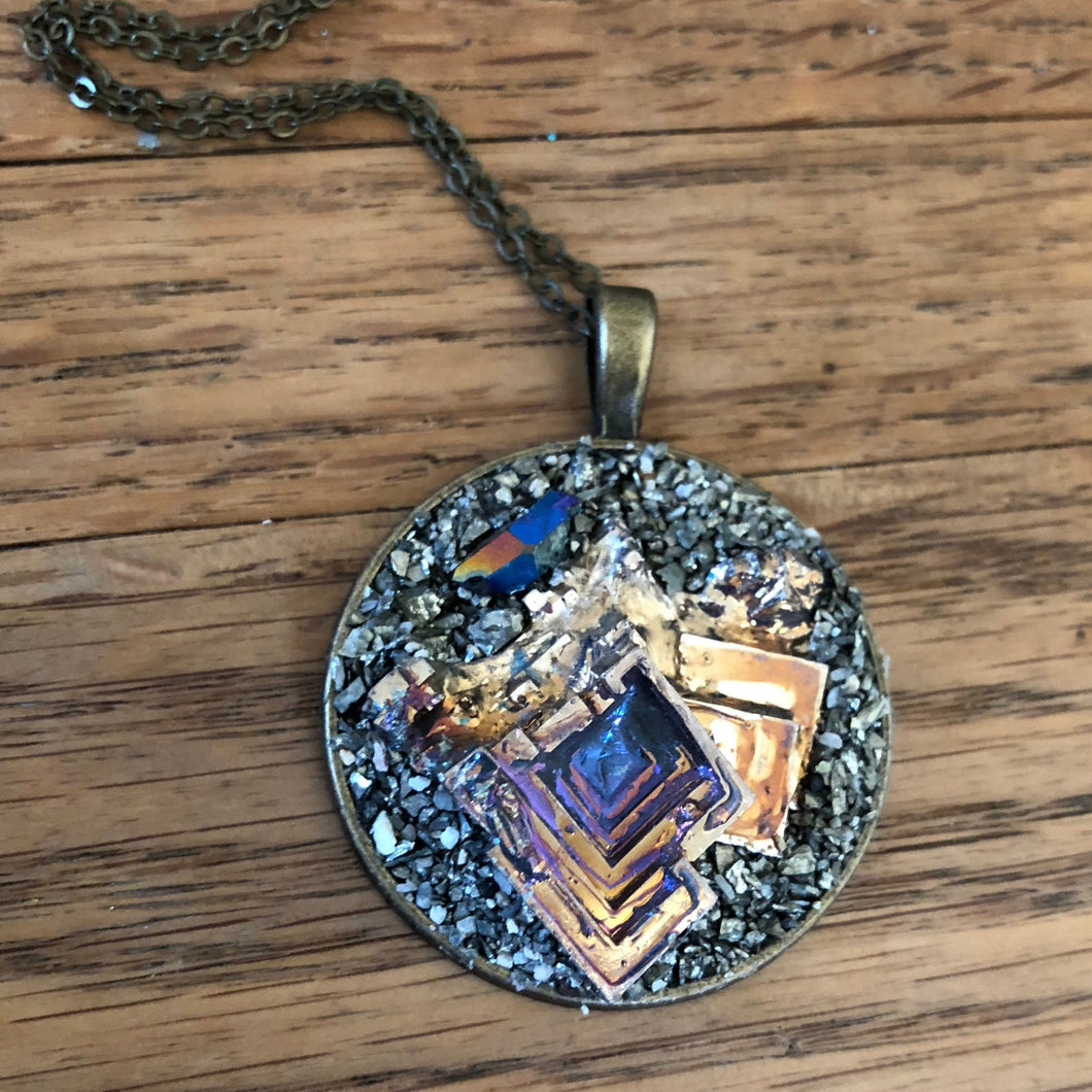 Bismuth Necklace-Rave Fashion Goddess