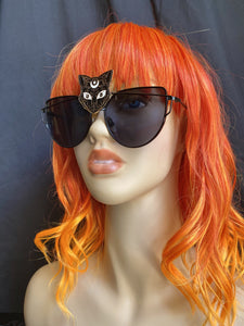 Black Cat Sunglasses-Rave Fashion Goddess