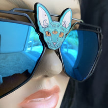 Blue Mirror Sunglasses-Rave Fashion Goddess