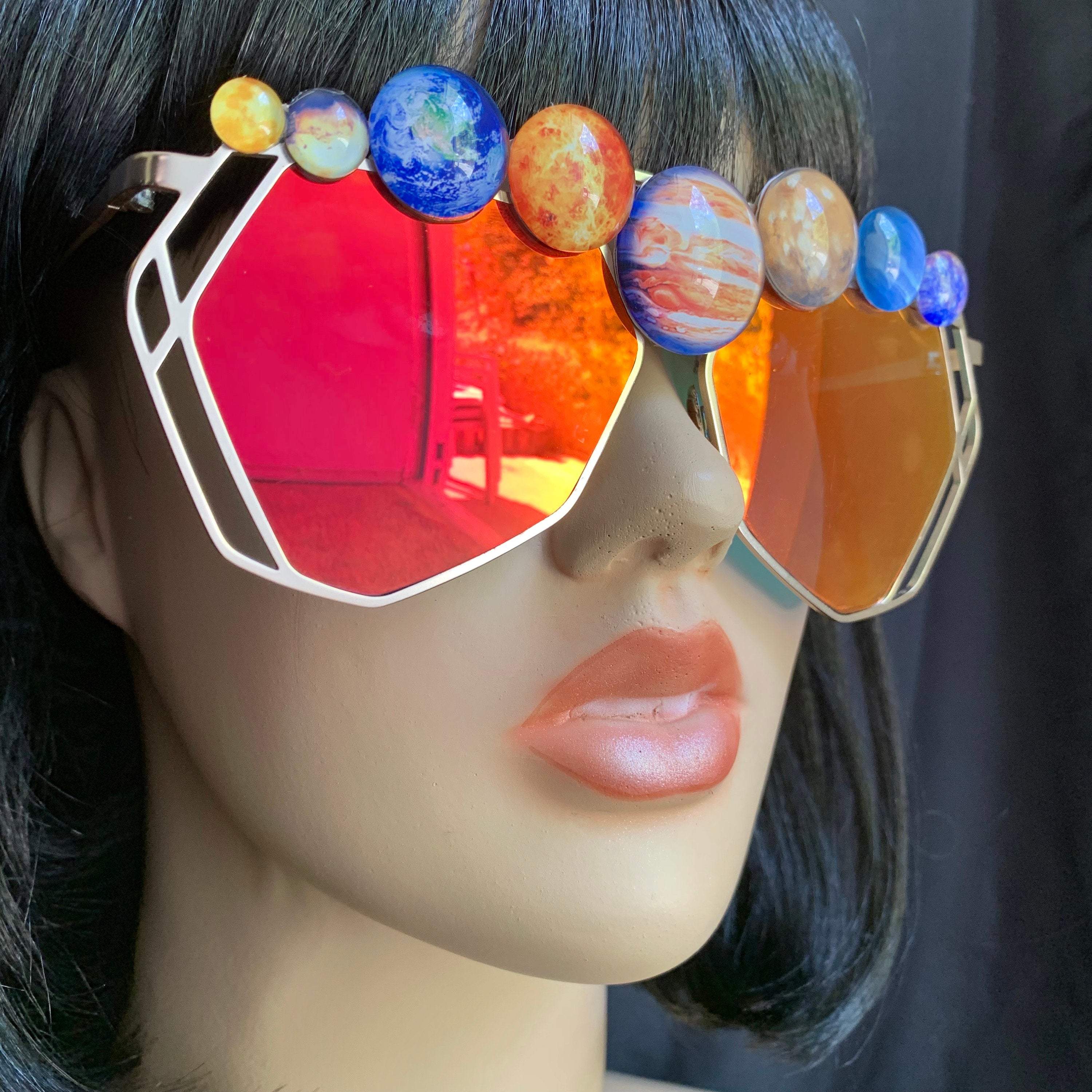 galaxy goggles Galaxy Sunglasses Other Sunglasses Style / Alien Style (As Pictured)