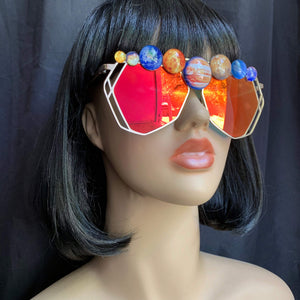 Galaxy Sunglasses-Rave Fashion Goddess