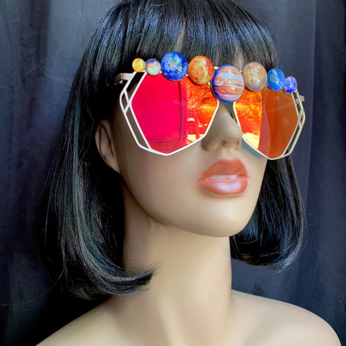 Glasses Rave Style Galaxy Sunglasses-Rave Fashion Goddess