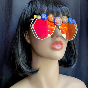 Galaxy Sunglasses-Rave Fashion Goddess