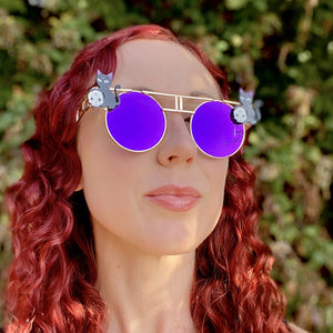 Goth Sunglasses-Rave Fashion Goddess