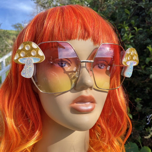 Glasses Rave Style Hippie Sunglasses-Rave Fashion Goddess