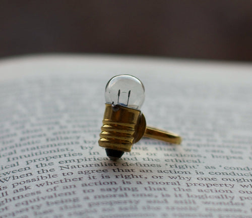 Light Bulb Ring-Rave Fashion Goddess