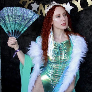 Mermaid Fan-Rave Fashion Goddess