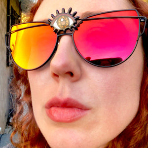 Psychedelic Sunglasses-Rave Fashion Goddess