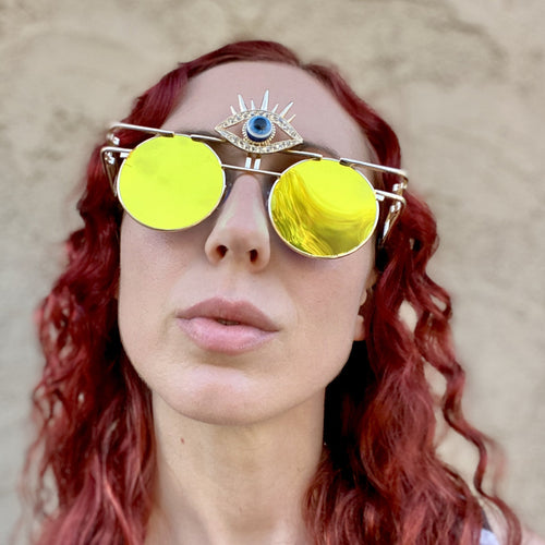 Glasses Rave Style Third Eye Sunglasses-Rave Fashion Goddess