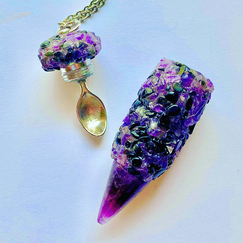 Vial With Spoon-Rave Fashion Goddess