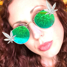 Weed Sunglasses-Rave Fashion Goddess