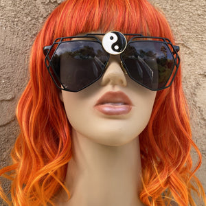 Yin Yang Sunglasses-Rave Fashion Goddess